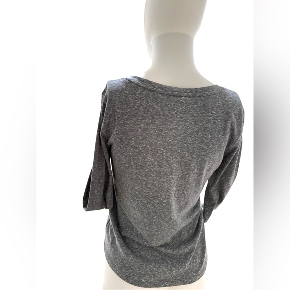 SO Kohl’s V-Neck Long Sleeve Shirt Dark Gray XS NWT Casual Soft Basic Cotton - Picture 3 of 10